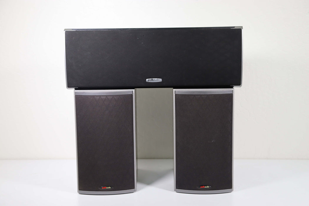 PolkAudio RTi4 Bookshelf Speaker Pair PLUS CSi A4 Center Channel-Speakers-SpenCertified-vintage-refurbished-electronics