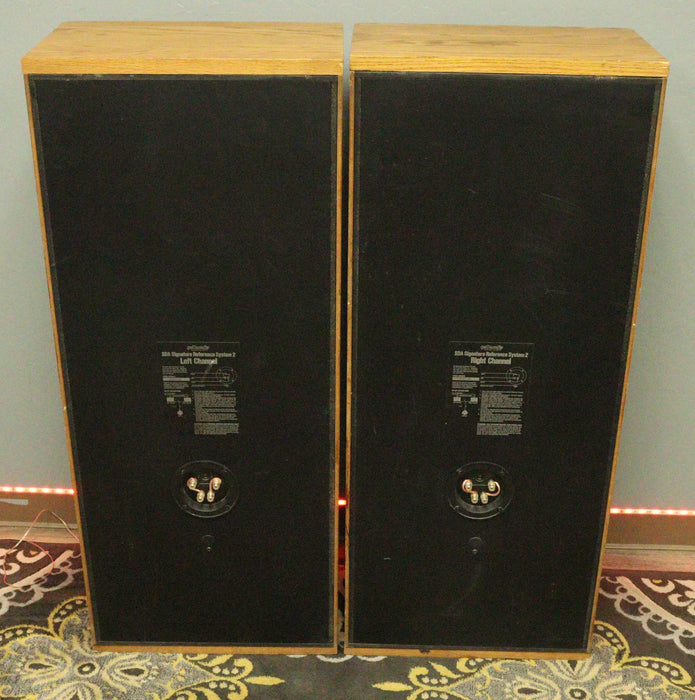 PolkAudio SDA Signature Reference System 2 Stereo Dimensional Array Speaker Tower Pair System with Interconnect Cable-Speakers-SpenCertified-vintage-refurbished-electronics