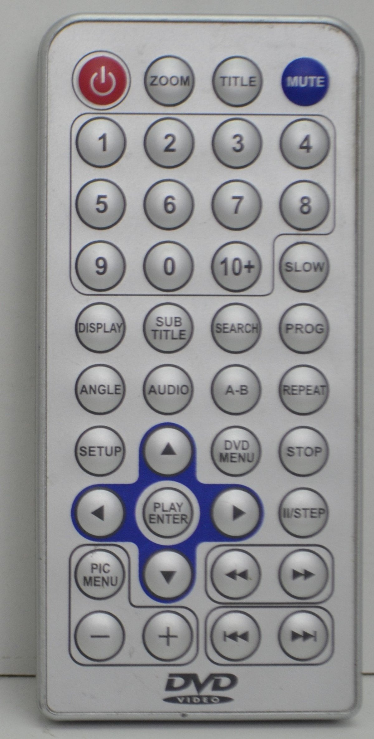 Portable DVD Player Remote Control JX-2001D — SpenCertified