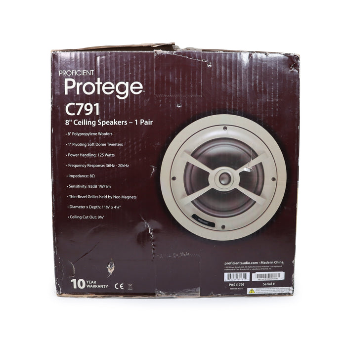 Protege C791 8" Ceiling Speakers-Electronics-SpenCertified-refurbished-vintage-electonics