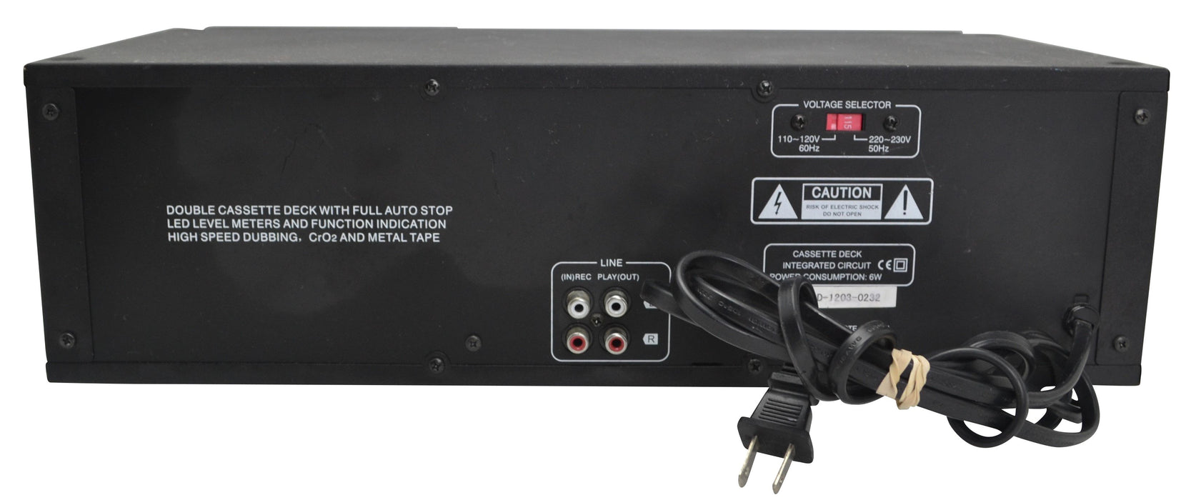 Pyle Pro PT-649D High Speed Dubbing Dual Cassette Deck-Electronics-SpenCertified-refurbished-vintage-electonics