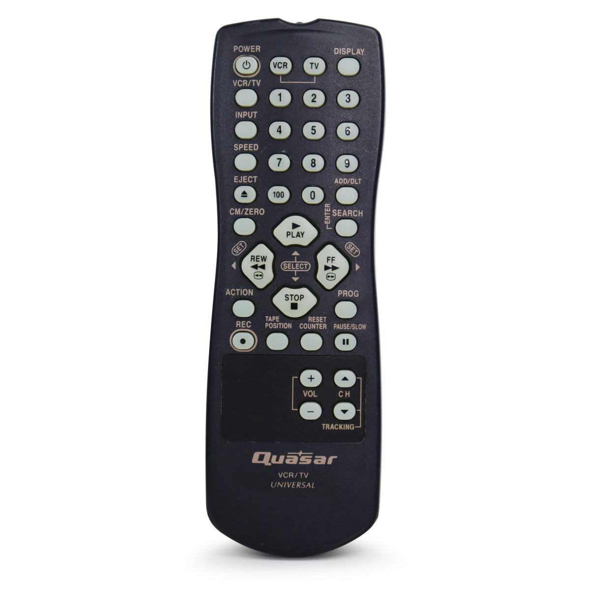 Quasar Panasonic LSSQ0265 Remote Control for VCR VHS Player PVQ-1311 a ...