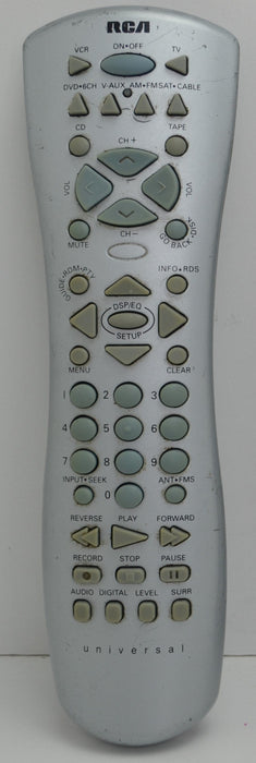 RCA CRK76AD2 Universal VCR TV DVD AUX AM FM SAT Cable Remote Control Unit-Remote-SpenCertified-refurbished-vintage-electonics