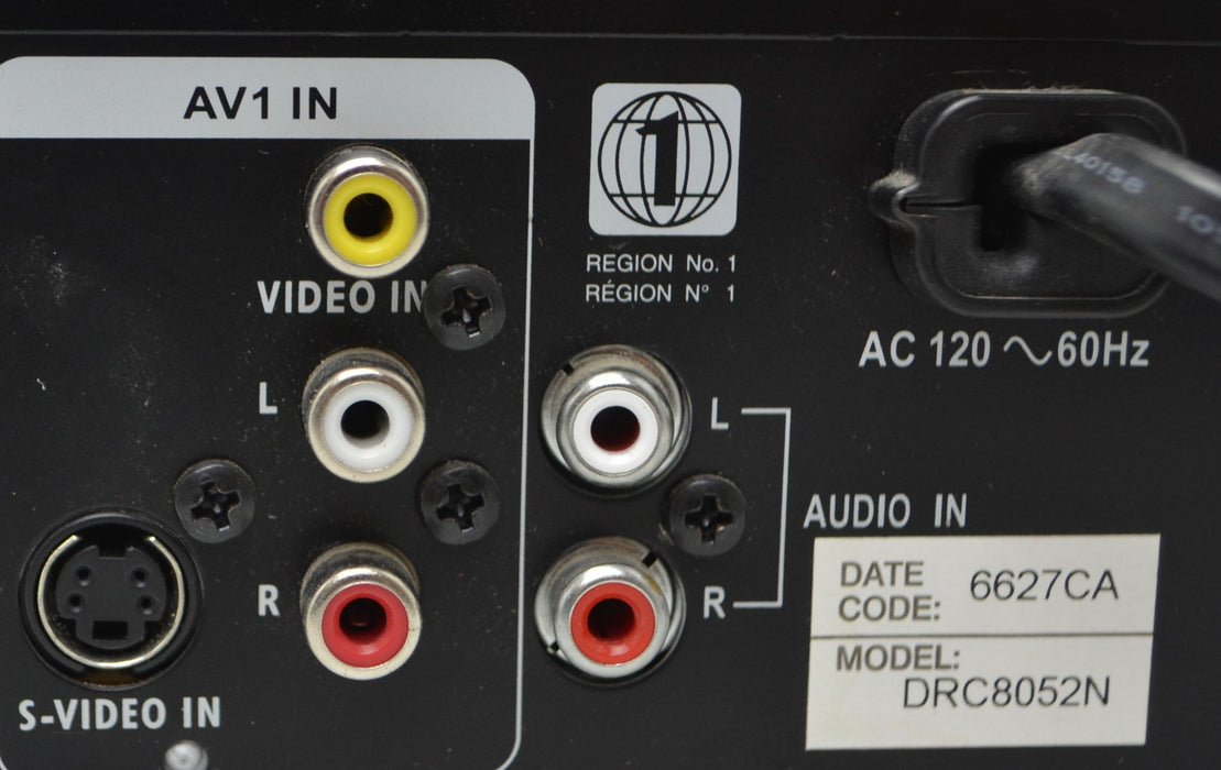 RCA - DRC-8052N HDMI DVD Recorder Progressive Scan Tuner S-Video-Electronics-SpenCertified-refurbished-vintage-electonics