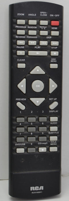 RCA RCR195DF1 DVD Player Remote Control Transmitter for DRC285 DRC286-Remote-SpenCertified-refurbished-vintage-electonics