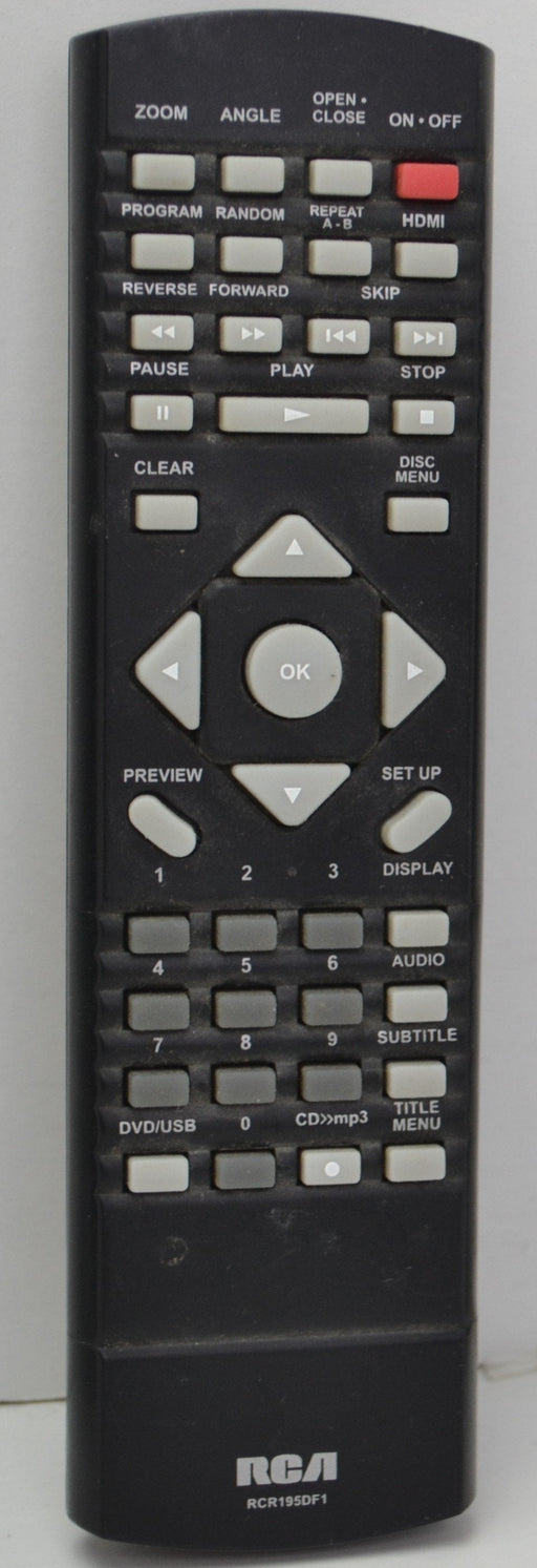 RCA RCR195DF1 DVD Player Remote Control Transmitter for DRC285 DRC286-Remote-SpenCertified-refurbished-vintage-electonics