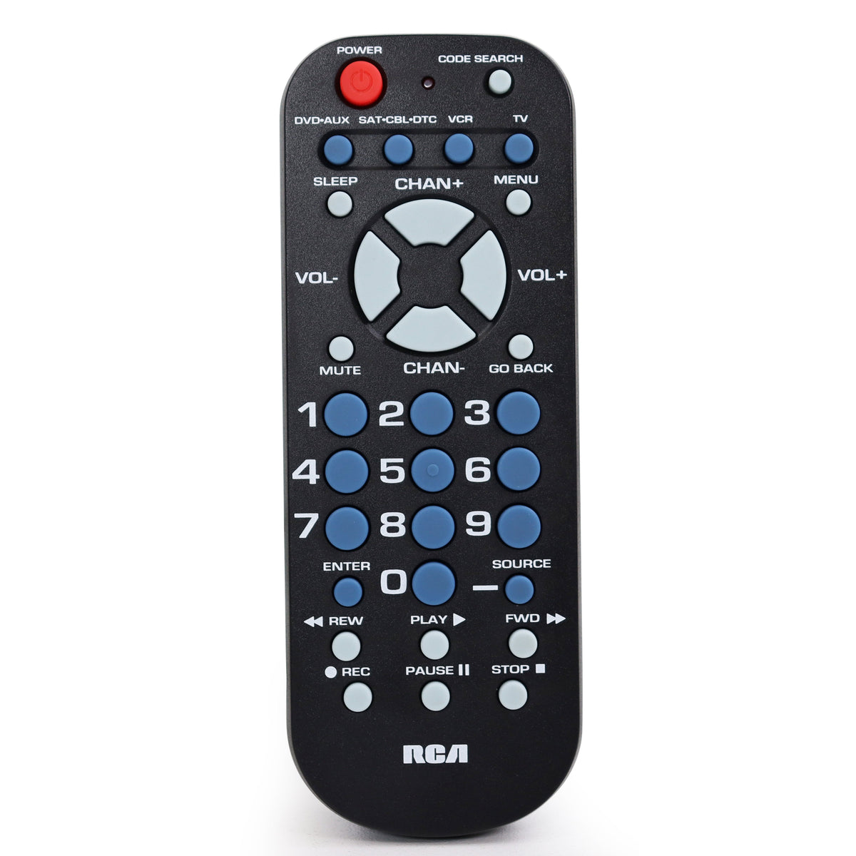 RCA RCR504BE Universal Remote Control — SpenCertified