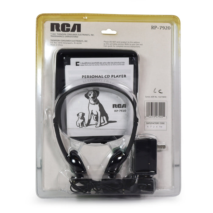 RCA RP-7920 Portable CD Player-Electronics-SpenCertified-refurbished-vintage-electonics