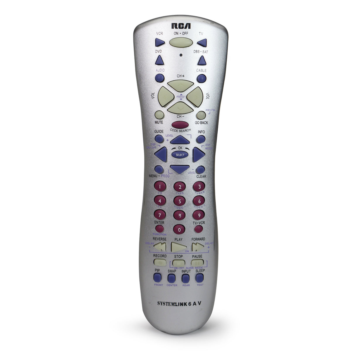RCA Systemlink 6 AV Universal Remote Control — SpenCertified