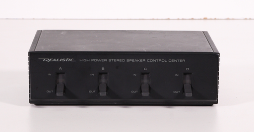 REALISTIC High Power Stereo Speaker Control Center CAT. NO. 40-136-Stereo Systems-SpenCertified-vintage-refurbished-electronics