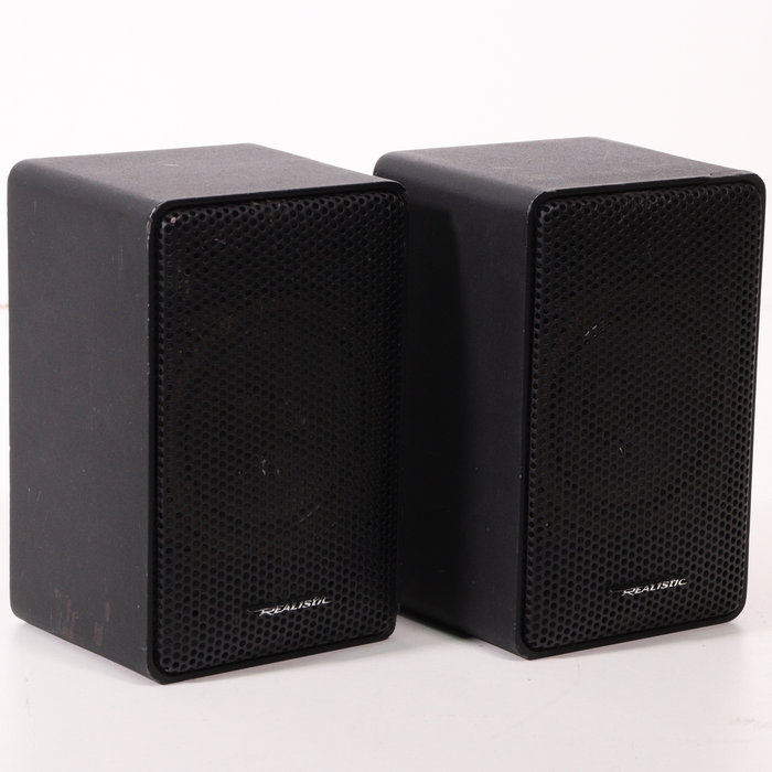 REALISTIC NO. 40-1996 Speakers Black (Pair)-Speakers-SpenCertified-vintage-refurbished-electronics