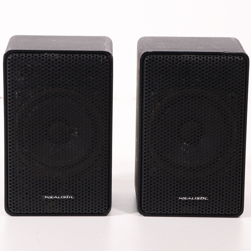REALISTIC NO. 40-1996 Speakers Black (Pair)-Speakers-SpenCertified-vintage-refurbished-electronics