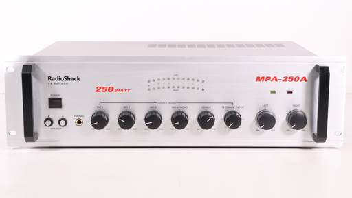 RadioShack PA Amplifier MPA-250A-Audio Amplifiers-SpenCertified-vintage-refurbished-electronics