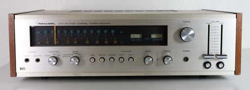 Realistic QTA-752 Four Channel Stereo Receiver Silver Face Amplifier Phono 4 Channel Tape Connection-Audio & Video Receivers-SpenCertified-vintage-refurbished-electronics