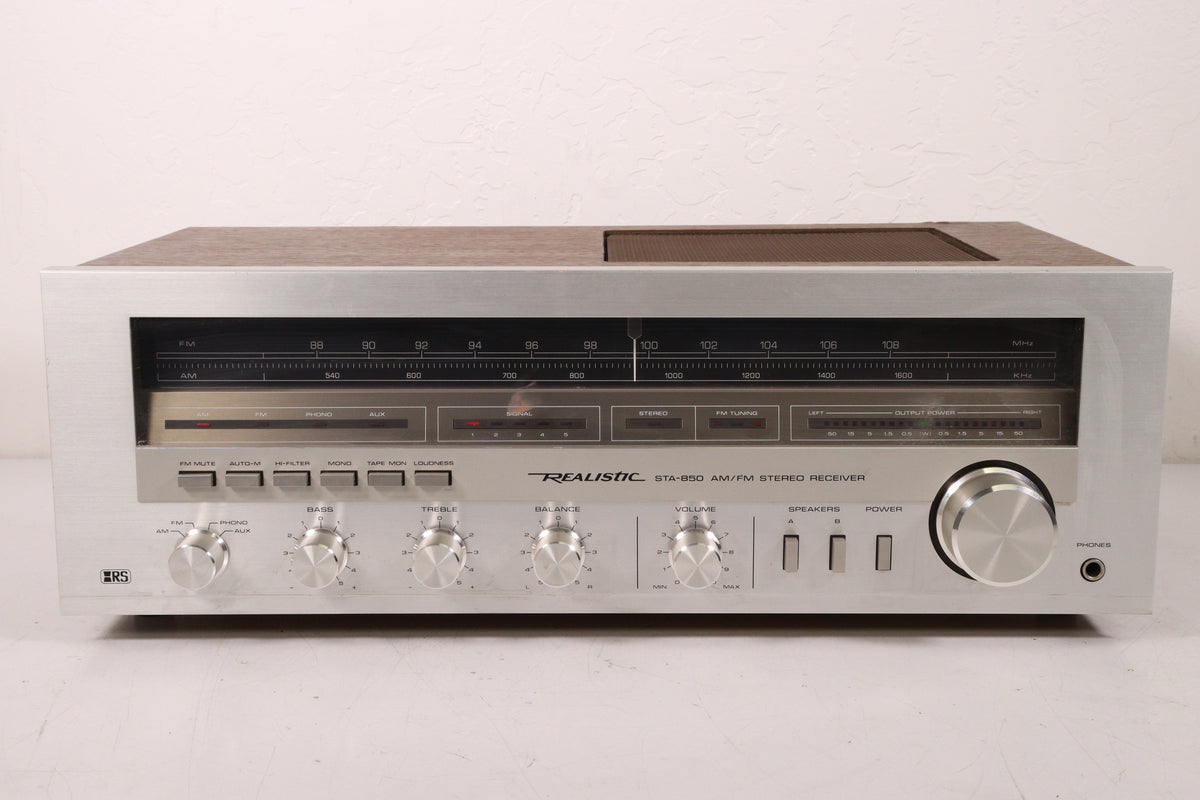 Realistic STA-850 Stereo Receiver Phono AM/FM Radio — SpenCertified