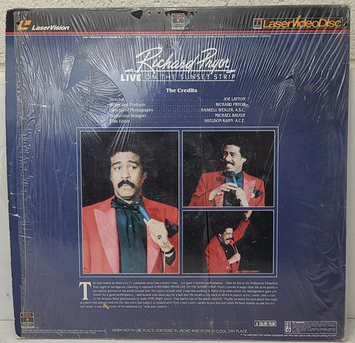 Richard Pryor Live On The Sunset Strip LaserDisc Movie-Electronics-SpenCertified-refurbished-vintage-electonics