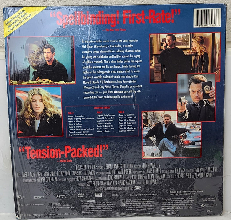 Ron Howard's Ransom LaserDisc Movie-Electronics-SpenCertified-refurbished-vintage-electonics