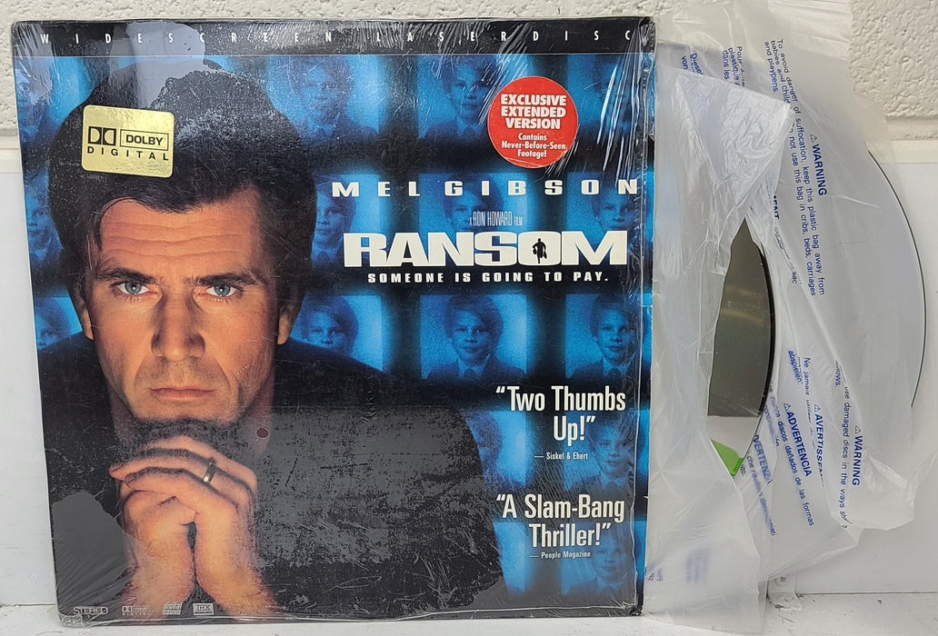 Ron Howard's Ransom LaserDisc Movie-Electronics-SpenCertified-refurbished-vintage-electonics