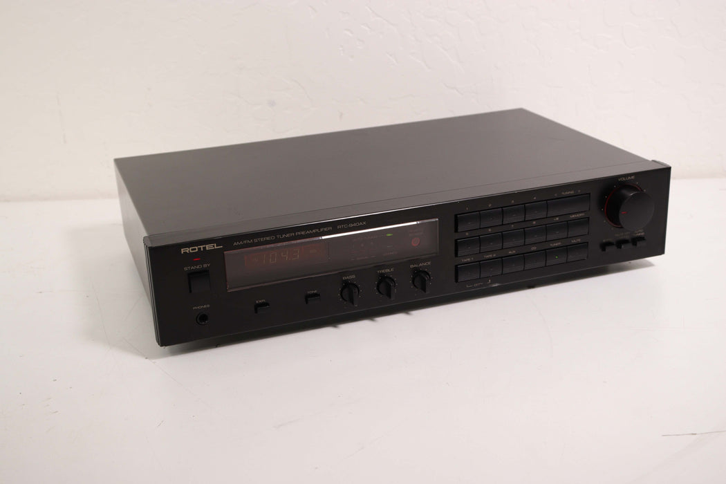 Rotel Rtc 940ax Rotel RTC-940AX AM FM Stereo Tuner Preamplifier System — SpenCertified