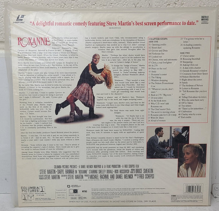 Roxanne LaserDisc Movie-Electronics-SpenCertified-refurbished-vintage-electonics