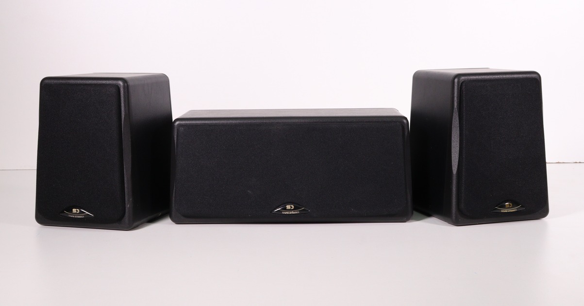 SD Sound Dynamics Speakers (Right, Left, and Center) — SpenCertified
