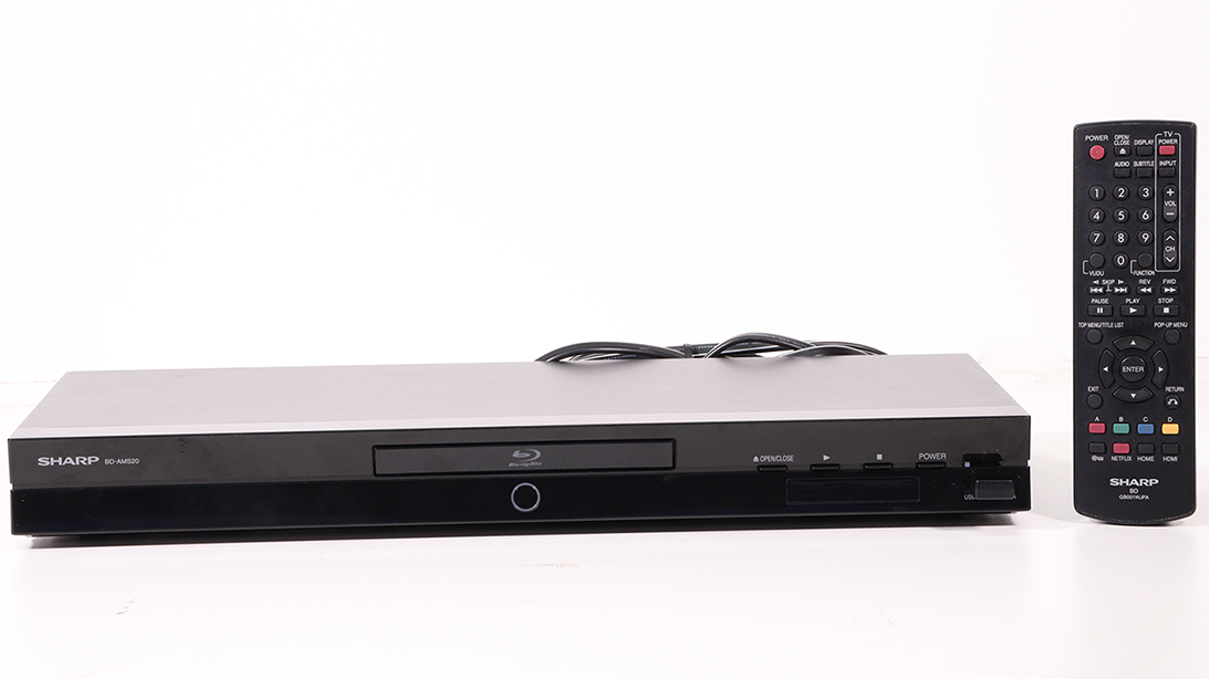 SHARP BD-AMS20 Blu-Ray/DVD Player (With Remote)-Electronics-SpenCertified-vintage-refurbished-electronics