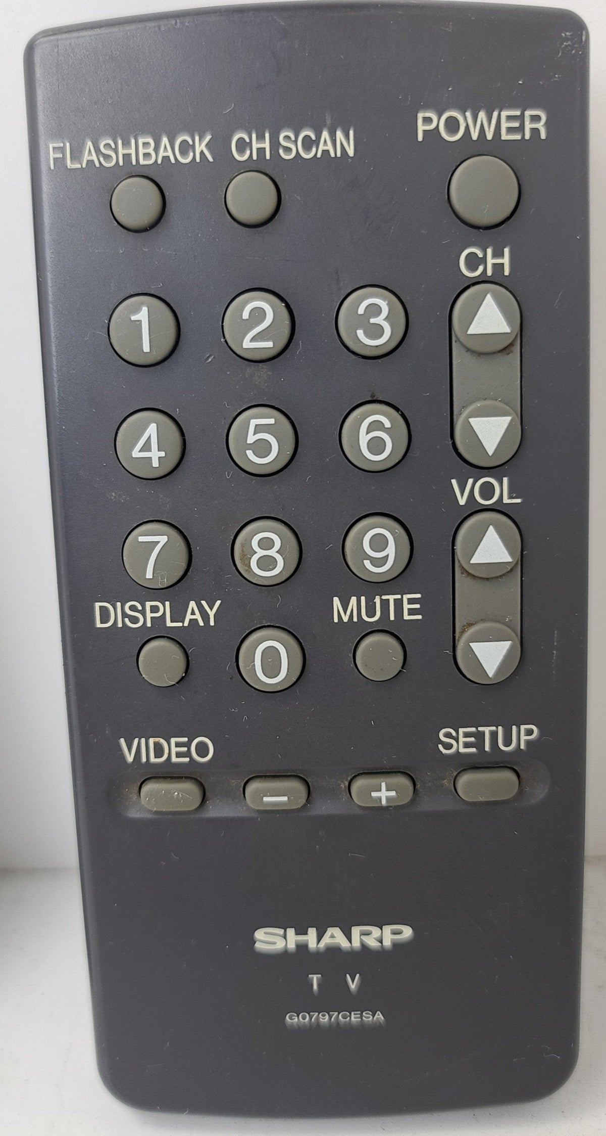 SHARP G0797CESA TV Remote Control — SpenCertified