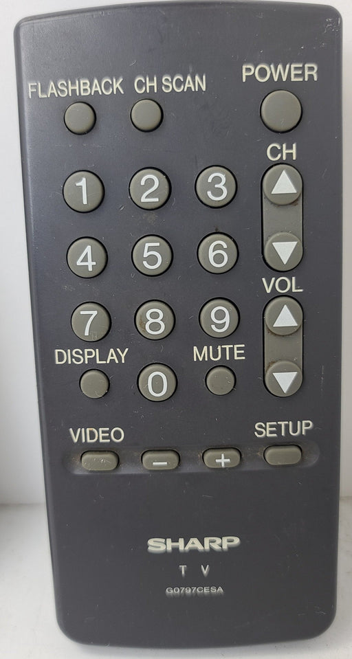 SHARP G0797CESA TV Remote Control-Remote-SpenCertified-refurbished-vintage-electonics