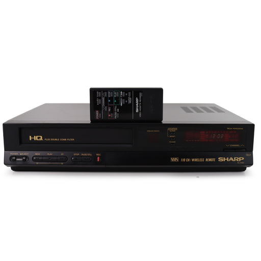 SHARP VC-A102U VCR Video Cassette Recorder-Electronics-SpenCertified-refurbished-vintage-electonics