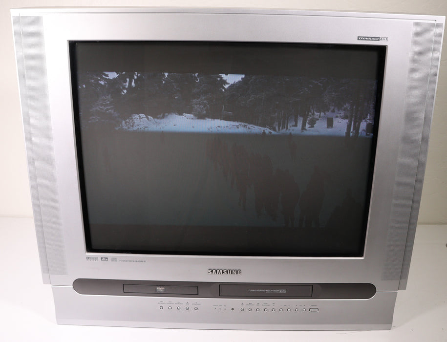 Samsung CXM2785TP Tube TV DVD VCR Combo Multi-System 27 Inches-Televisions-SpenCertified-vintage-refurbished-electronics