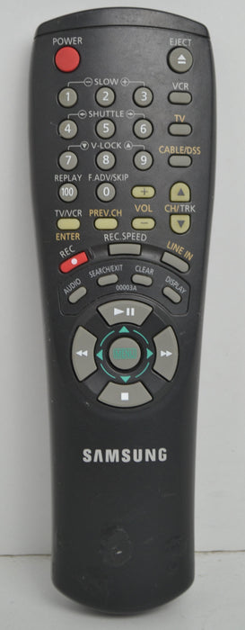 Samsung VCR Remote Control 00003A Controller Transmitter VHS Player-Remote-SpenCertified-refurbished-vintage-electonics