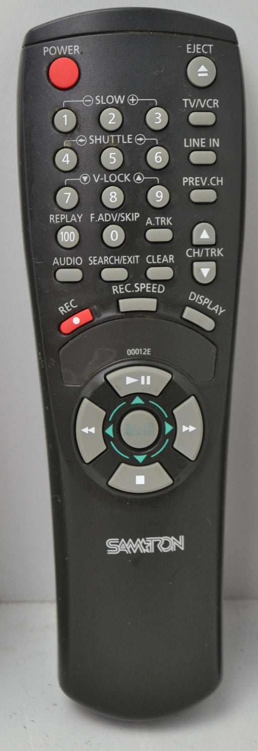 Samtron 00012E - Video Cassette Recorder - Remote Control-Remote-SpenCertified-refurbished-vintage-electonics