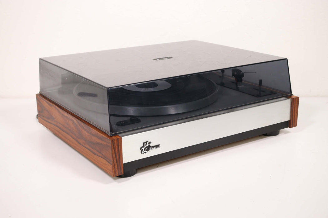 Sansui FR-3080 Four Channel Automatic Turntable Wood Chassis-Turntables & Record Players-SpenCertified-vintage-refurbished-electronics