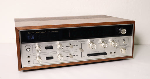 Sansui QRX-6500 4 Channel Receiver Quadraphonic Synthesizer Vintage Amplifier Receiver Wood Case-Audio Amplifiers-SpenCertified-vintage-refurbished-electronics