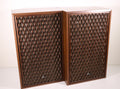 Sansui SP-2500X 3 Way Speaker System Pair Dark Brown Vintage