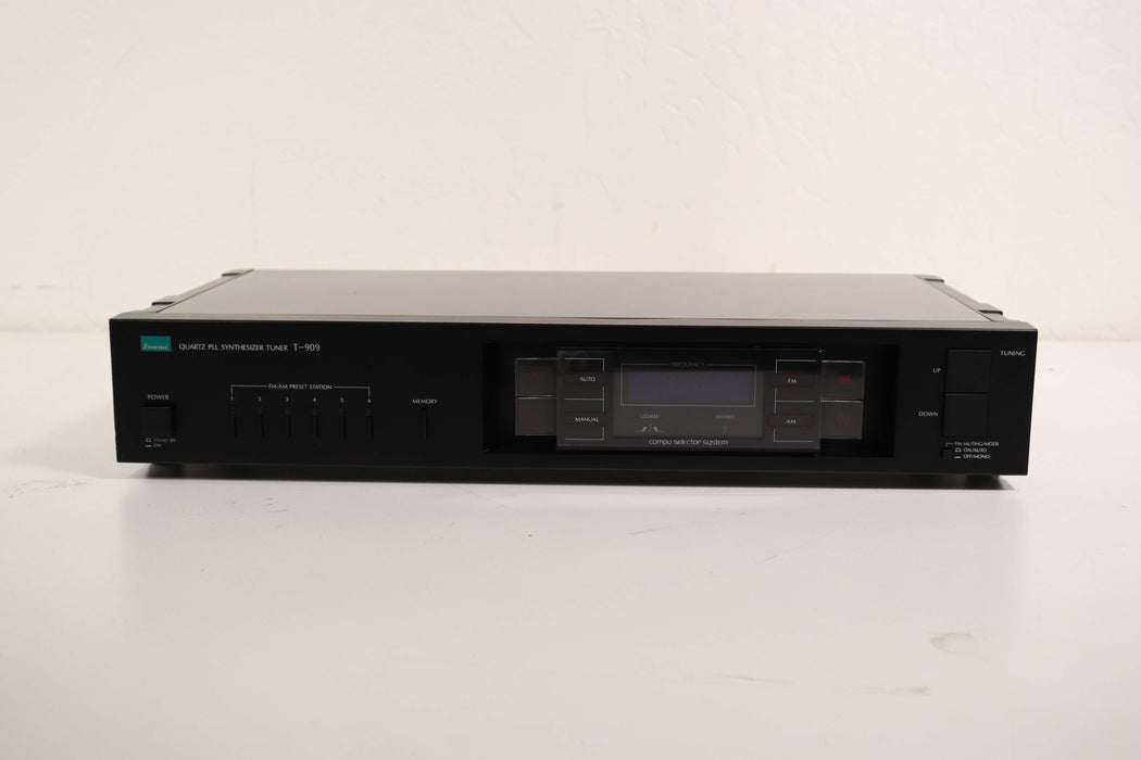 Sansui T-909 Quartz PLL Synthesizer Tuner AM FM Component-FM Transmitters-SpenCertified-vintage-refurbished-electronics