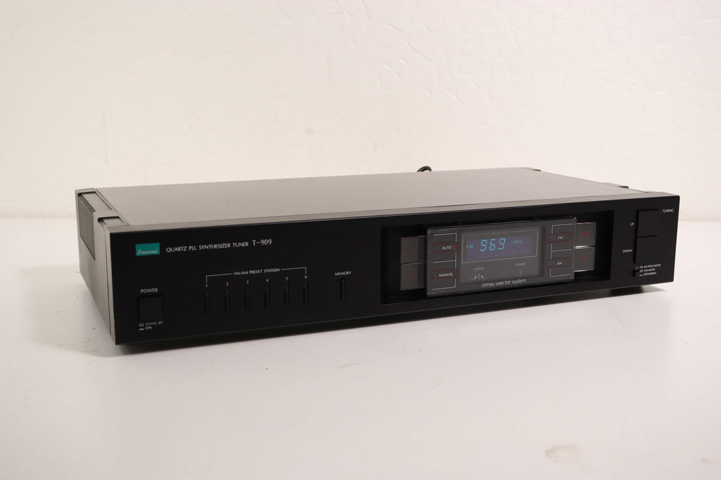 Sansui T-909 Quartz PLL Synthesizer Tuner AM FM Component-FM Transmitters-SpenCertified-vintage-refurbished-electronics