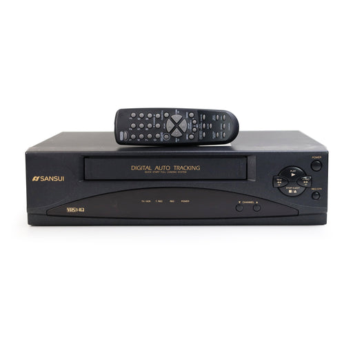 Sansui VCR2505 VCR / VHS Player with Front A / V Input and Tuner-Electronics-SpenCertified-refurbished-vintage-electonics