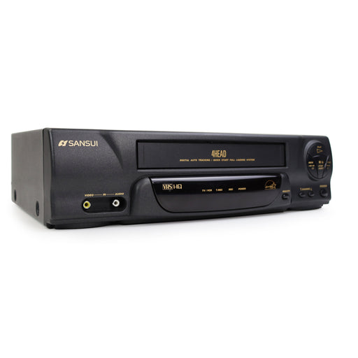 Sansui VCR4510B VCR / VHS Player with Front A / V Input-Electronics-SpenCertified-refurbished-vintage-electonics