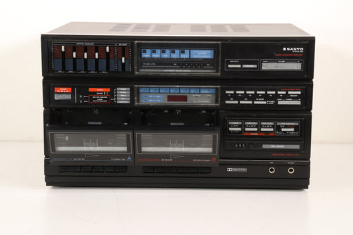 Sanyo DCX560 Stereo Cassette Receiver Amplifier System Made in Japan-Cassette Players & Recorders-SpenCertified-vintage-refurbished-electronics