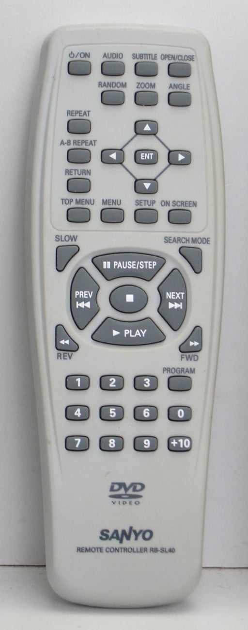 Sanyo RB-SL40 DVD Video Player Remote Control DWM400-Remote-SpenCertified-refurbished-vintage-electonics