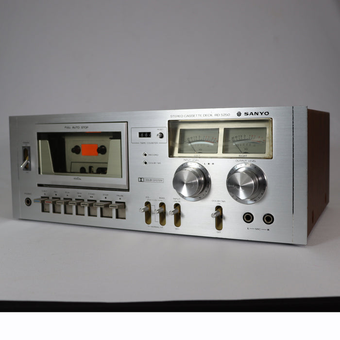 Sanyo RD 5250 Single Deck Cassette Player-Electronics-SpenCertified-vintage-refurbished-electronics