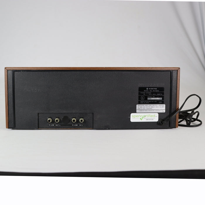 Sanyo RD 5250 Single Deck Cassette Player-Electronics-SpenCertified-vintage-refurbished-electronics