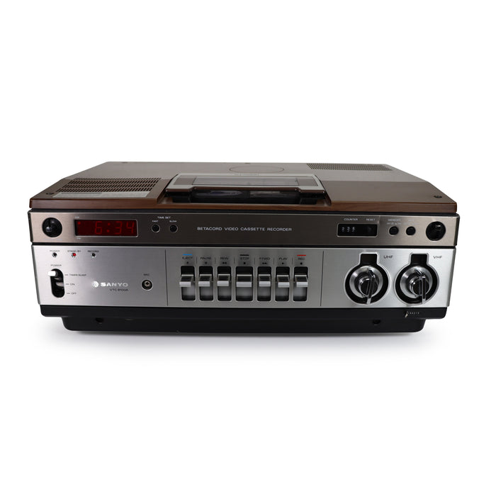 Sanyo VTC 9100A Betacord Video Cassette Player/Record with Top Load-Electronics-SpenCertified-refurbished-vintage-electonics