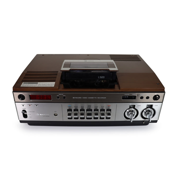 Sanyo VTC 9100A Betacord Video Cassette Player/Record with Top Load-Electronics-SpenCertified-refurbished-vintage-electonics