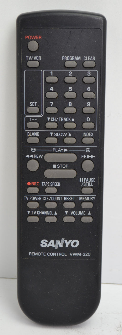 Sanyo VWM-320 VCR/VHS Remote Control for Model VWM320-Remote-SpenCertified-refurbished-vintage-electonics