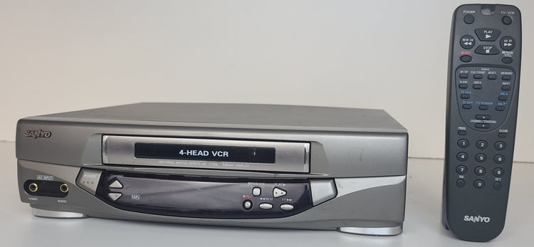 Sanyo Vwm-380 4 Reproductor de grabadora de casete de vídeo VHS VCR de la  cabeza