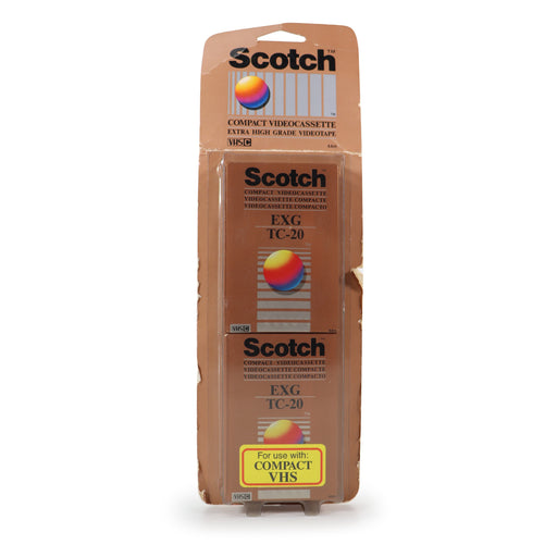 Scotch EXG TC-20 Compact Video Cassette-Electronics-SpenCertified-refurbished-vintage-electonics