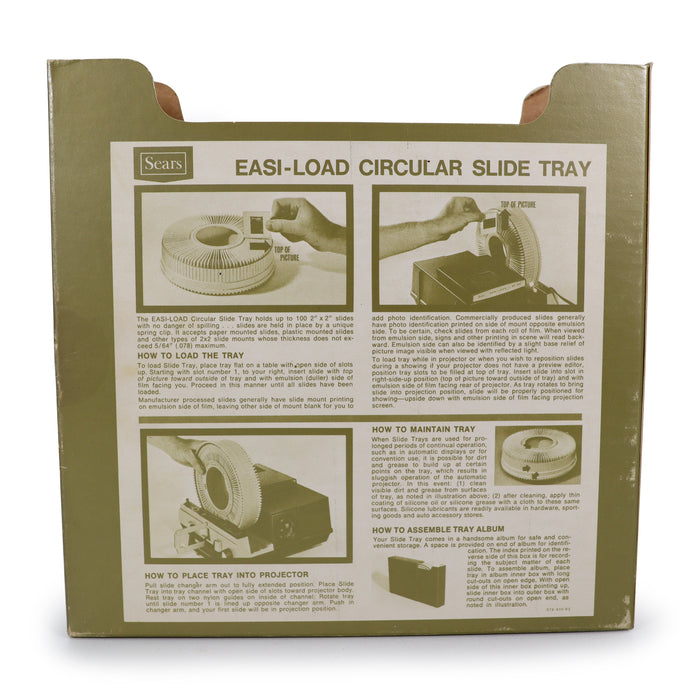 Sears Easi-Load Carousel Slide Tray-Electronics-SpenCertified-refurbished-vintage-electonics