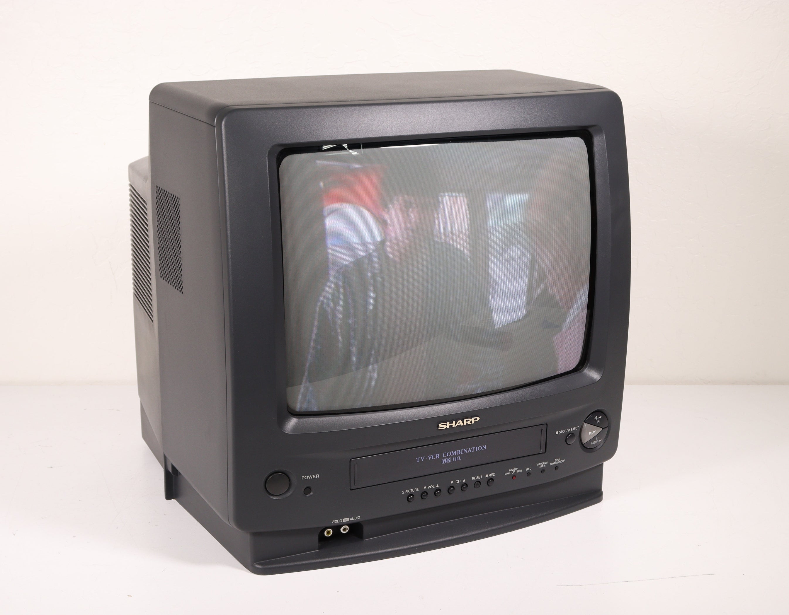 Sharp 13VT-H60 13 Inch Home Tube TV VCR VHS Player Combination ...